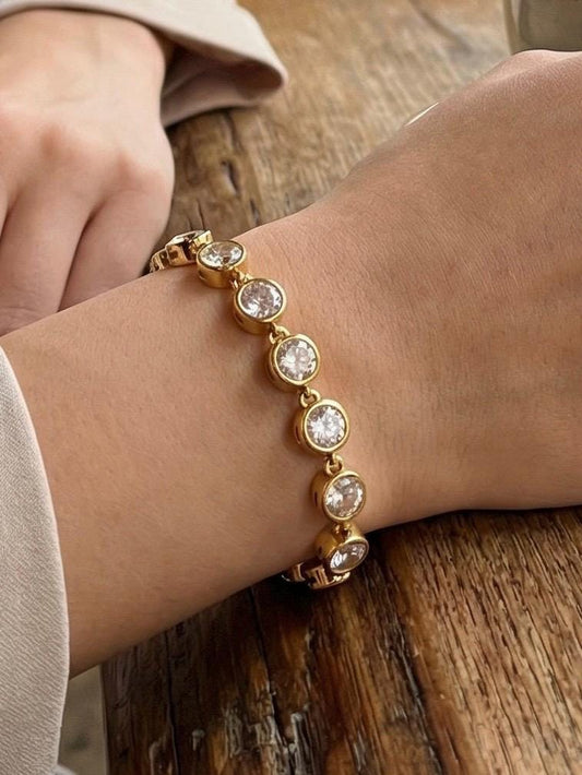Bracelet Diane - Bracelet cristaux - Acier inoxydable
